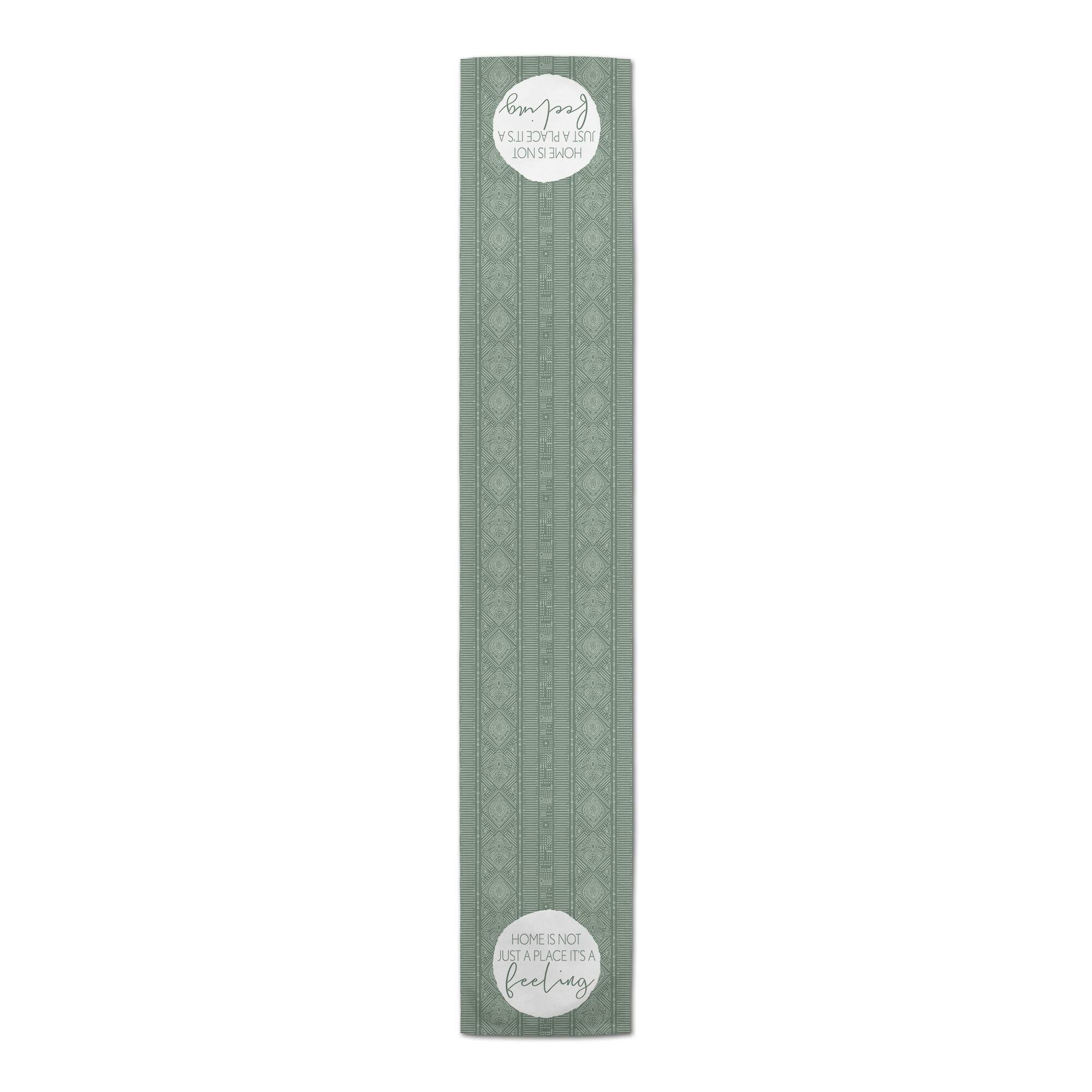 Home Is A Feeling Outdoor Table Runner